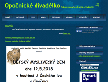 Tablet Screenshot of divadlo.opocnice.eu